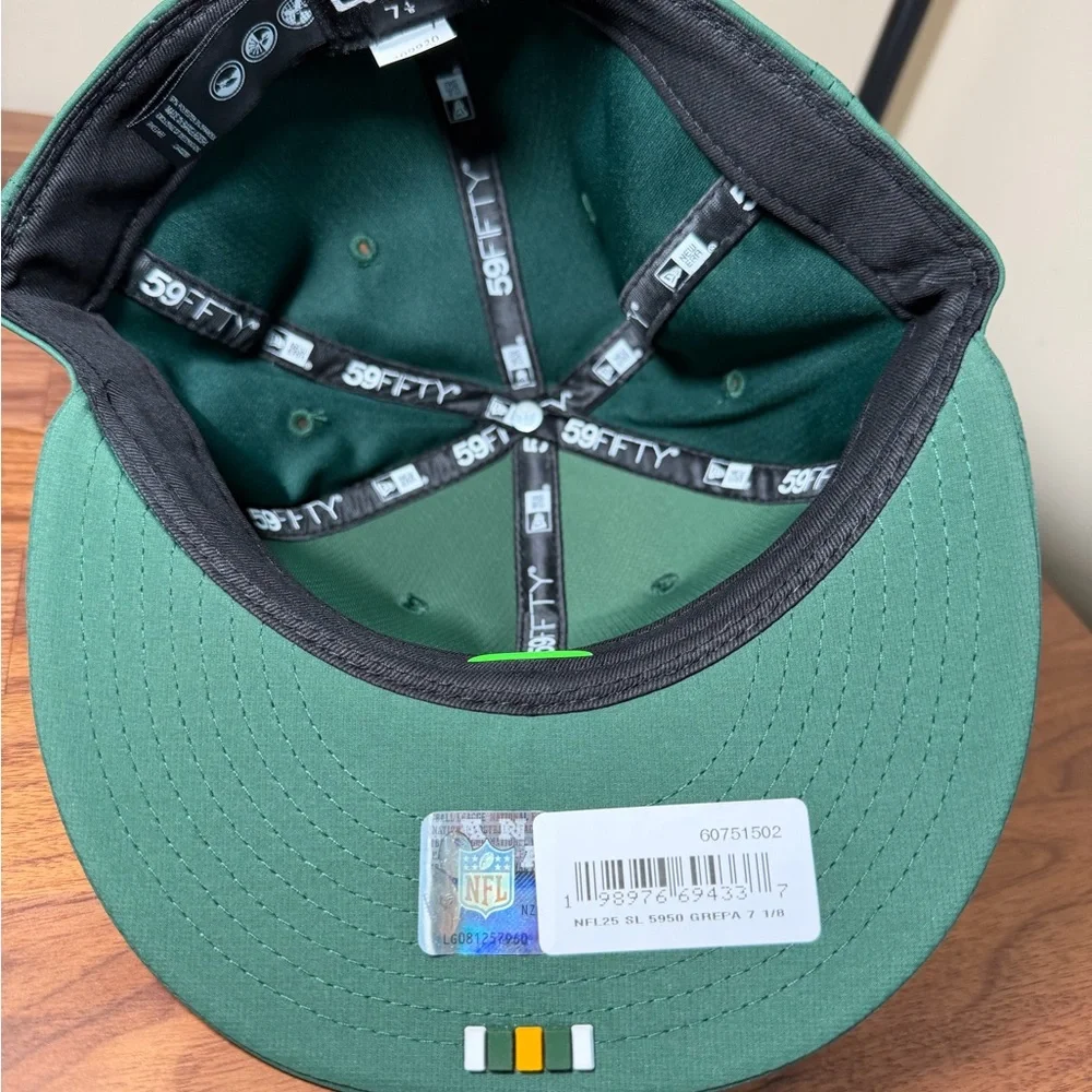 Green Bay Packers New Era 2025 Sideline 59FIFTY Fitted Hat - Green